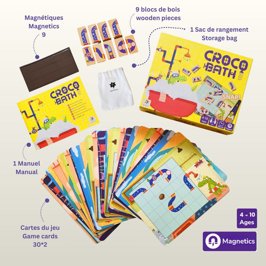 Croco Bath - Jeux de logique et réflexion