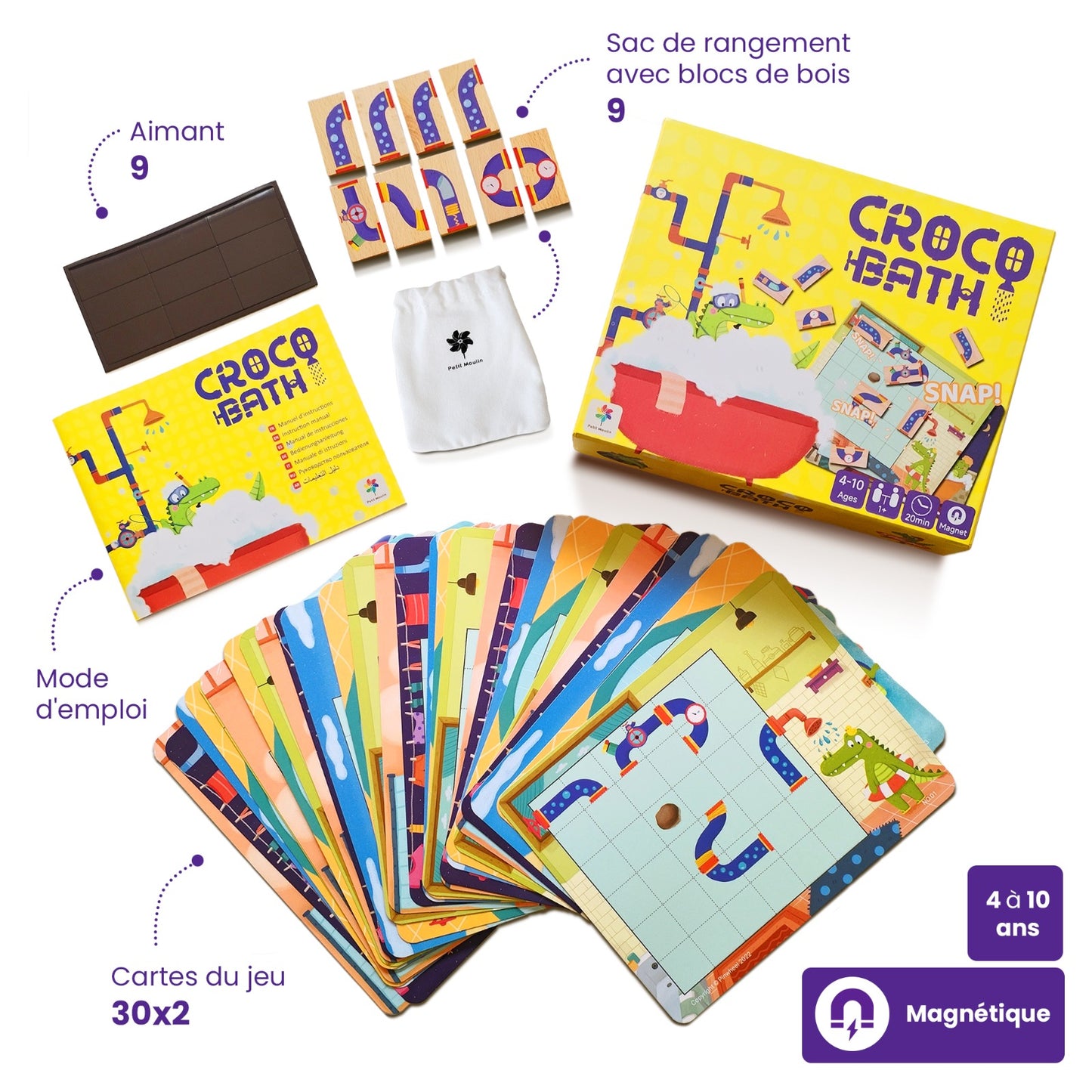 Jeux de société - Croco Bath