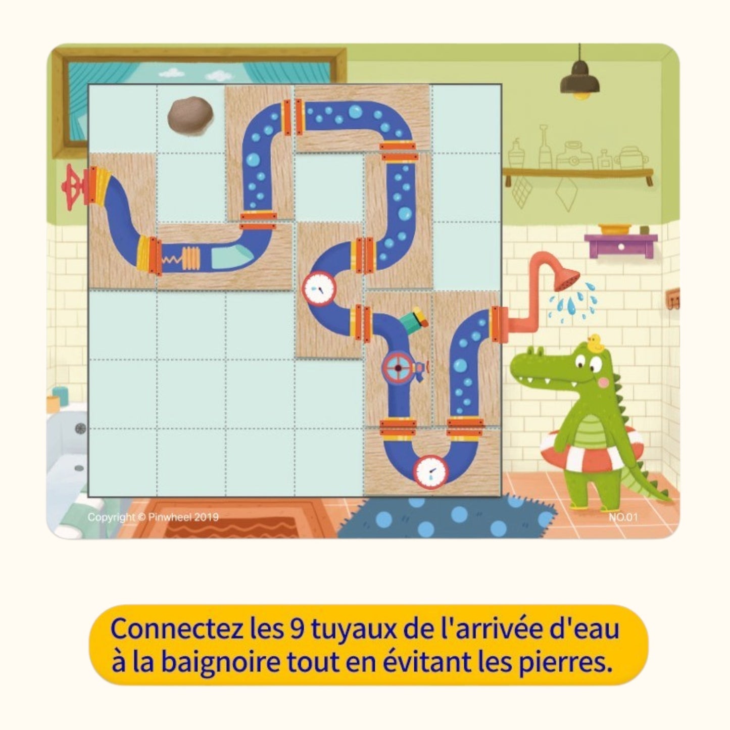 Jeux de société - Croco Bath