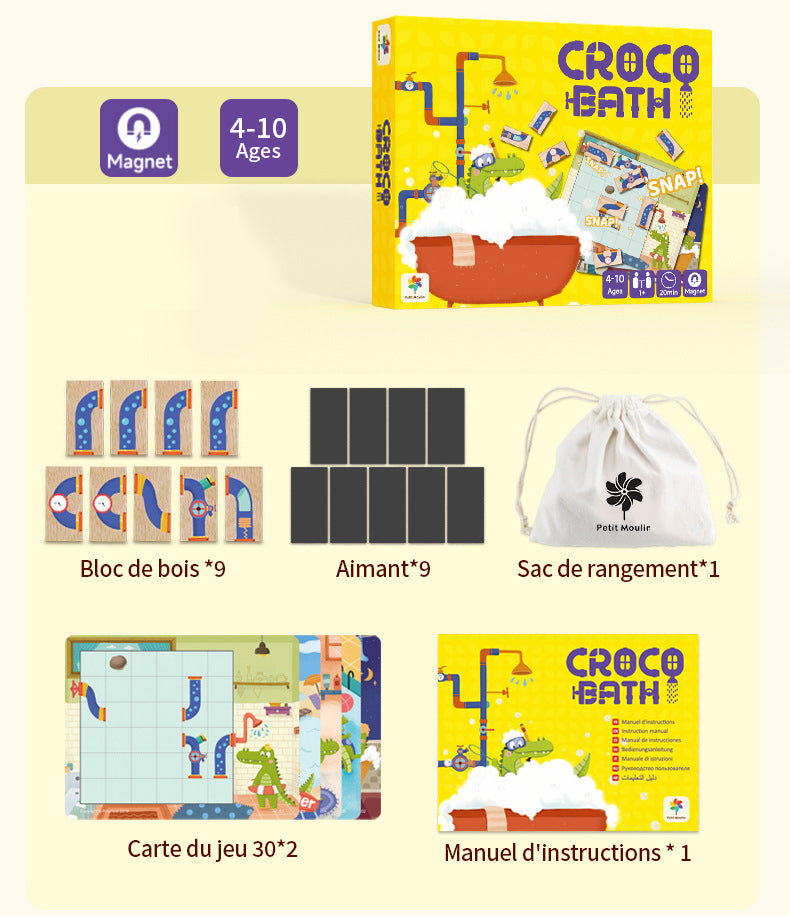 Croco Bath : The adventure of the big splash!