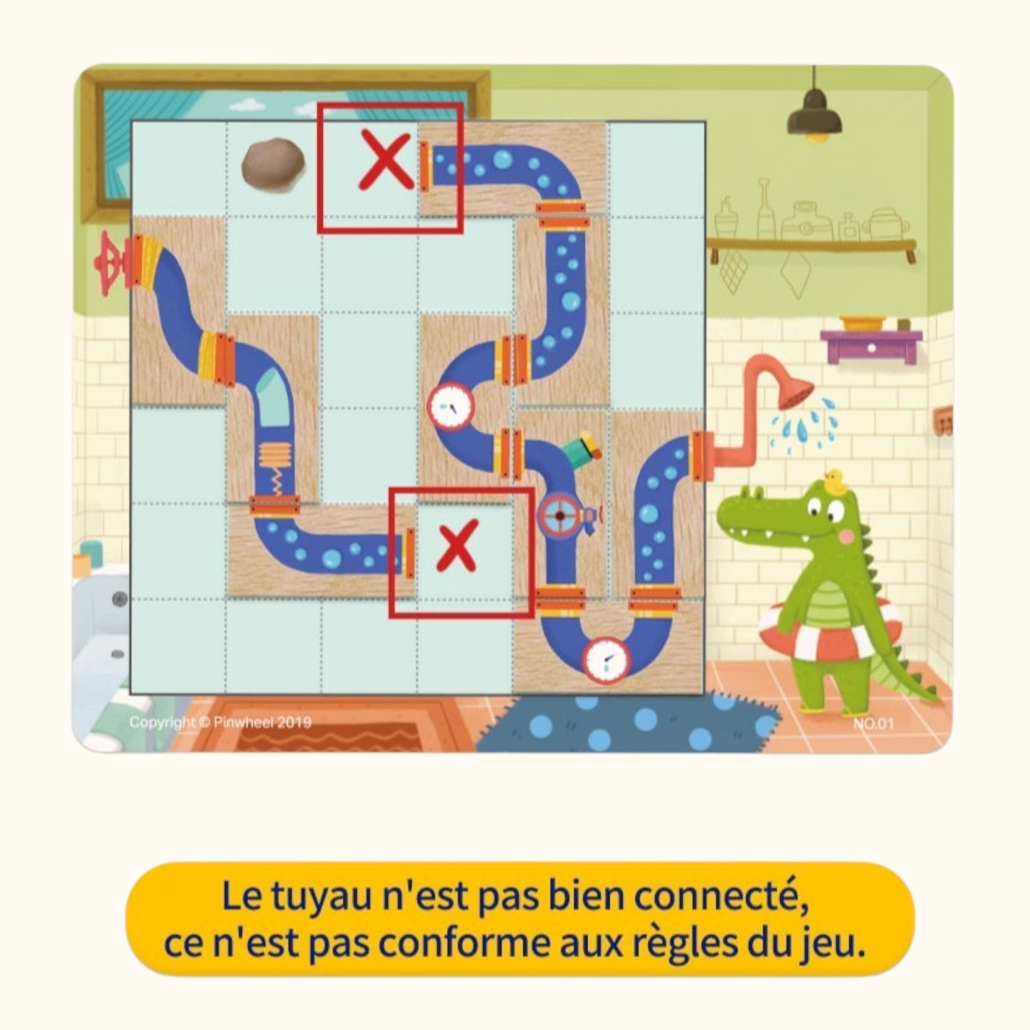 Jeux de société - Croco Bath