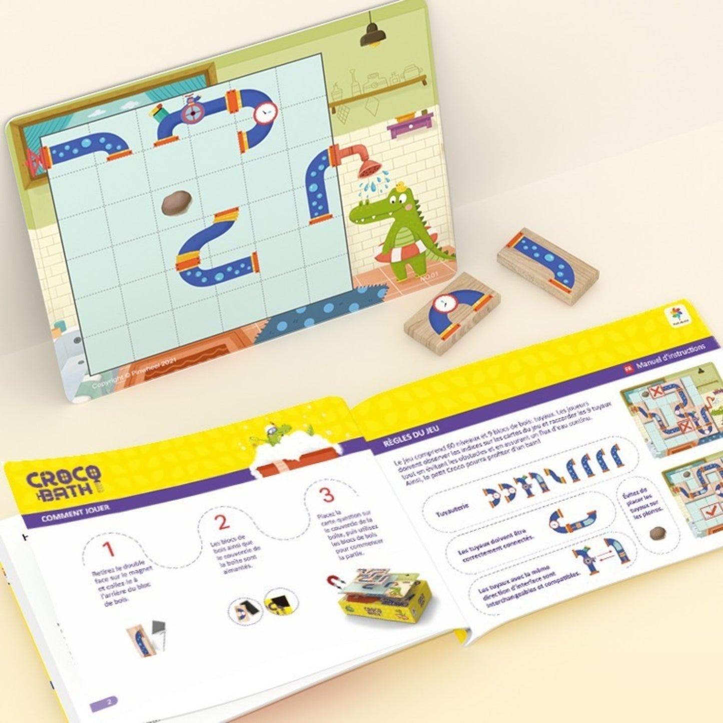 Croco Bath - Jeux de logique et réflexion
