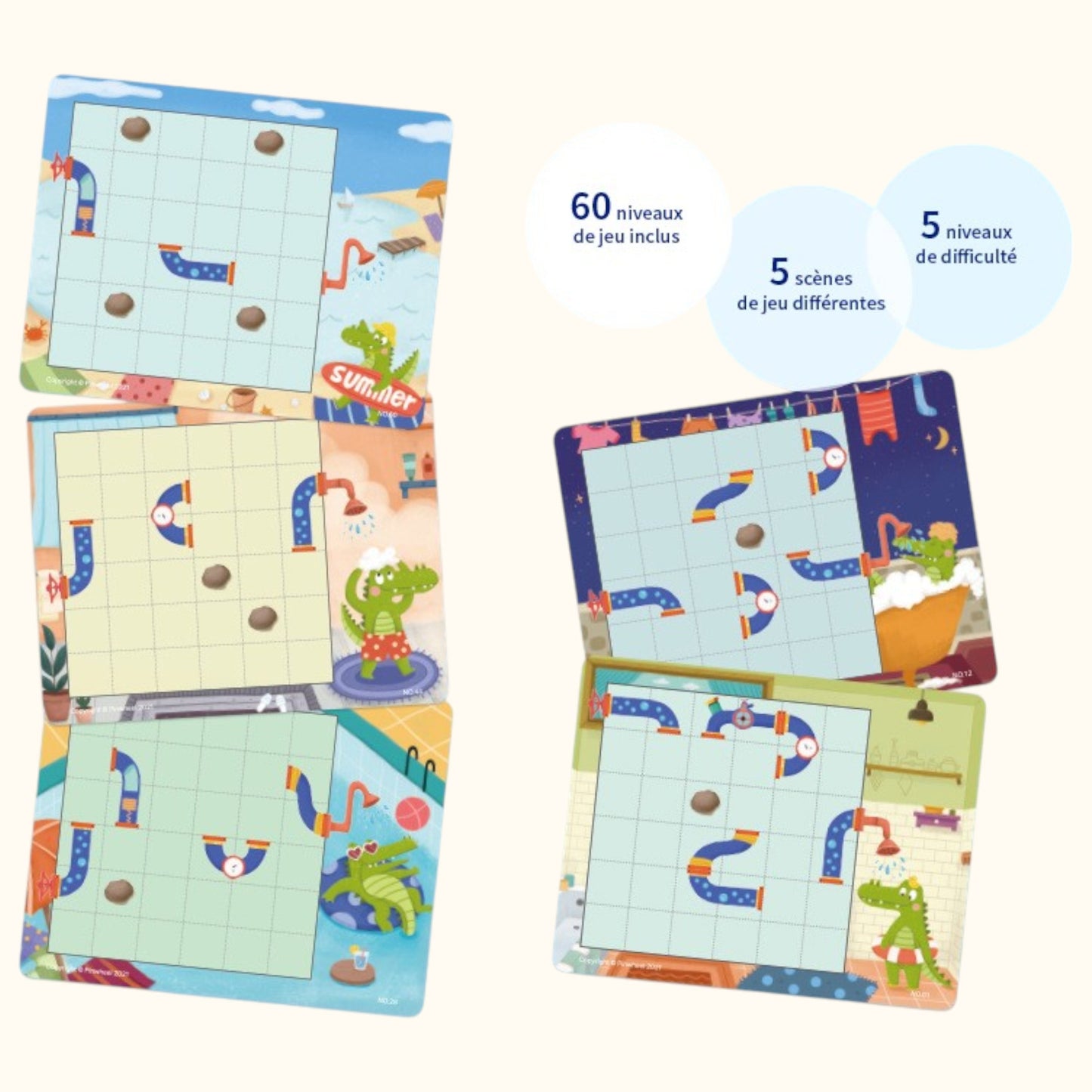 Jeux de société - Croco Bath