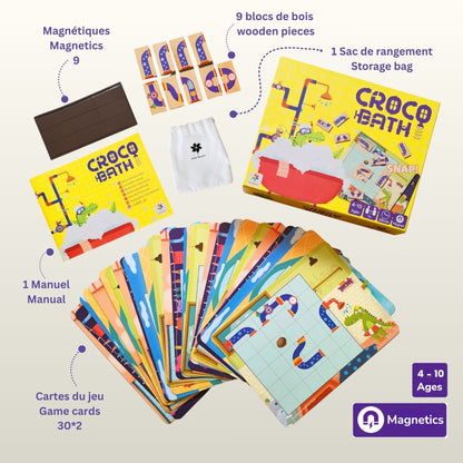 Croco Bath - Jeux de logique et réflexion
